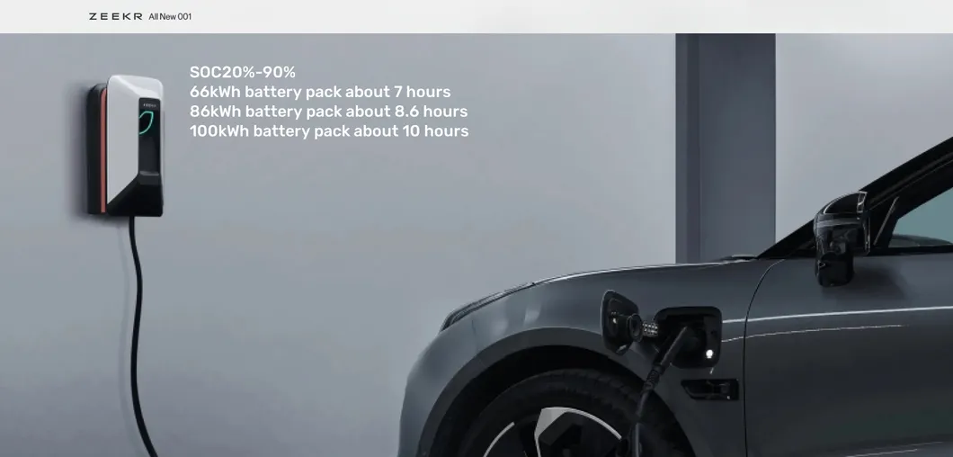Zeekr 001 Control Preciso Volante a la Izquierda Usado Coche Eléctrico Autónomo EV