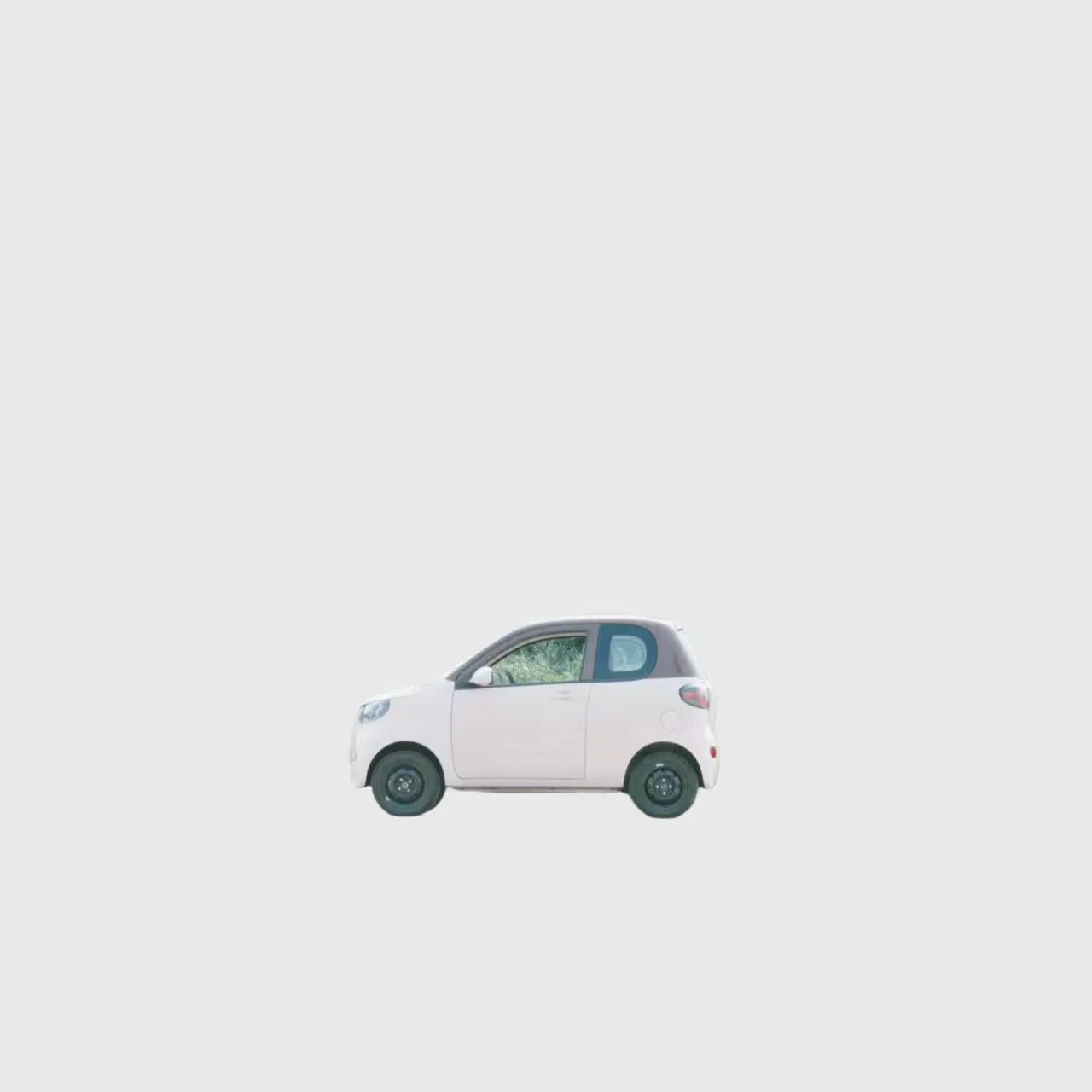 Coche eléctrico inteligente conectado con características de control a través de aplicación móvil