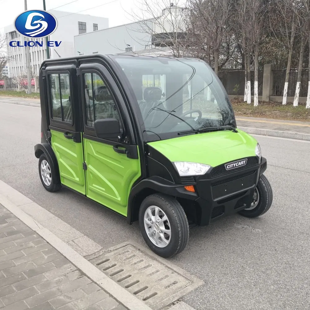 Venta al por mayor de coche eléctrico mini de baja velocidad de la familia usado con 4 asientos