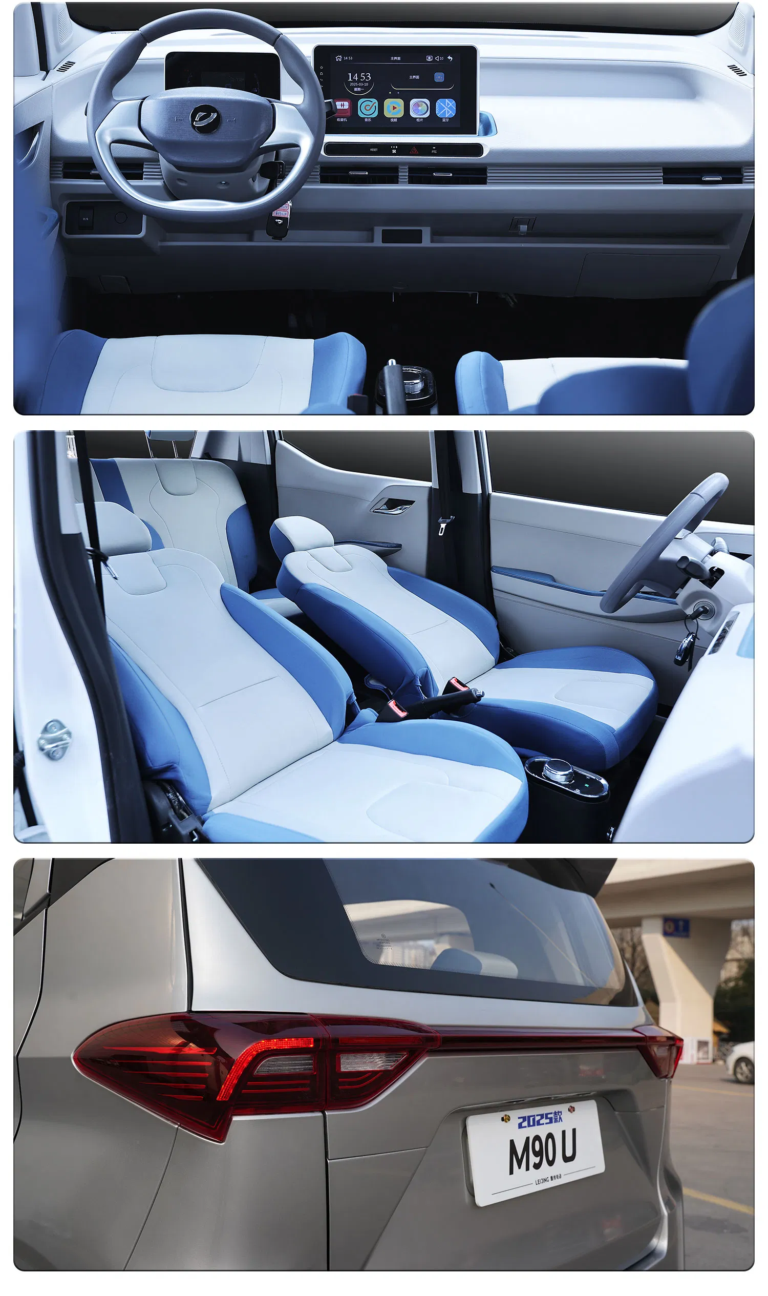 M90U SUV Coche Eléctrico de Baja Velocidad Mini EV