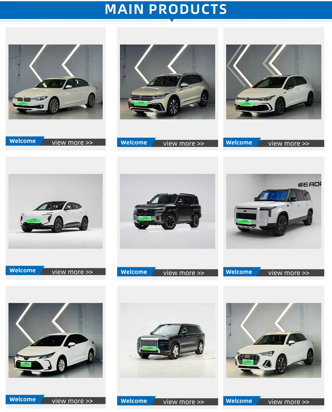 Catálogo de principales productos vehiculos inteligentes