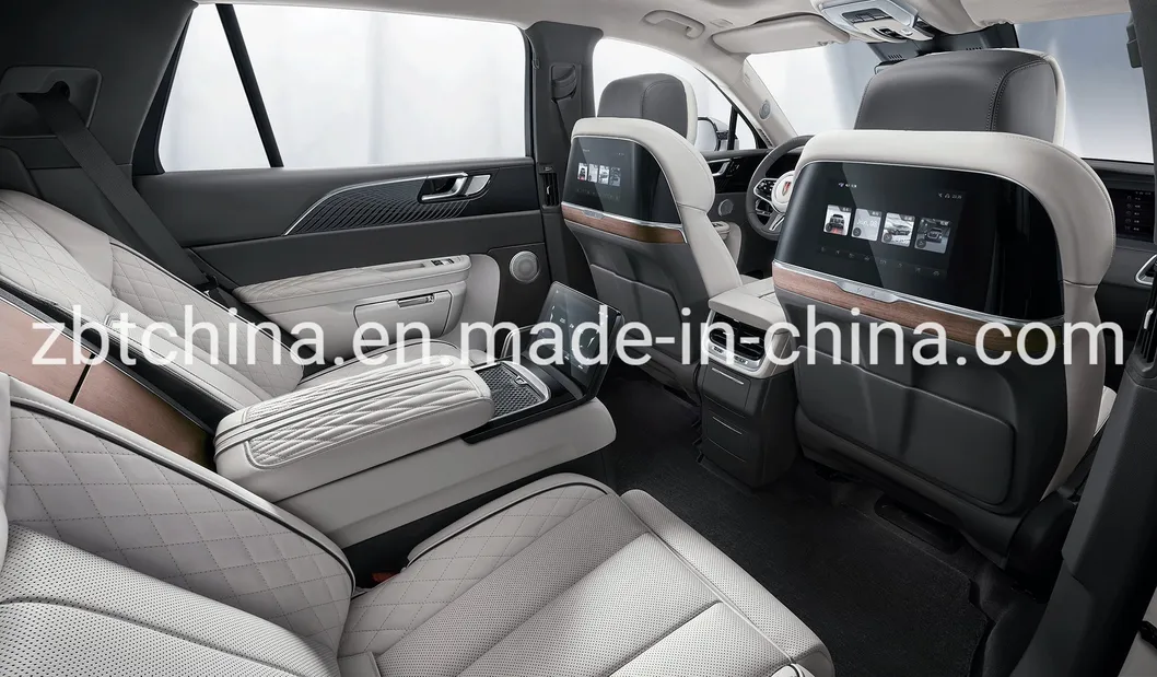 Detalle de consola FAW HONG QI E-HS9
