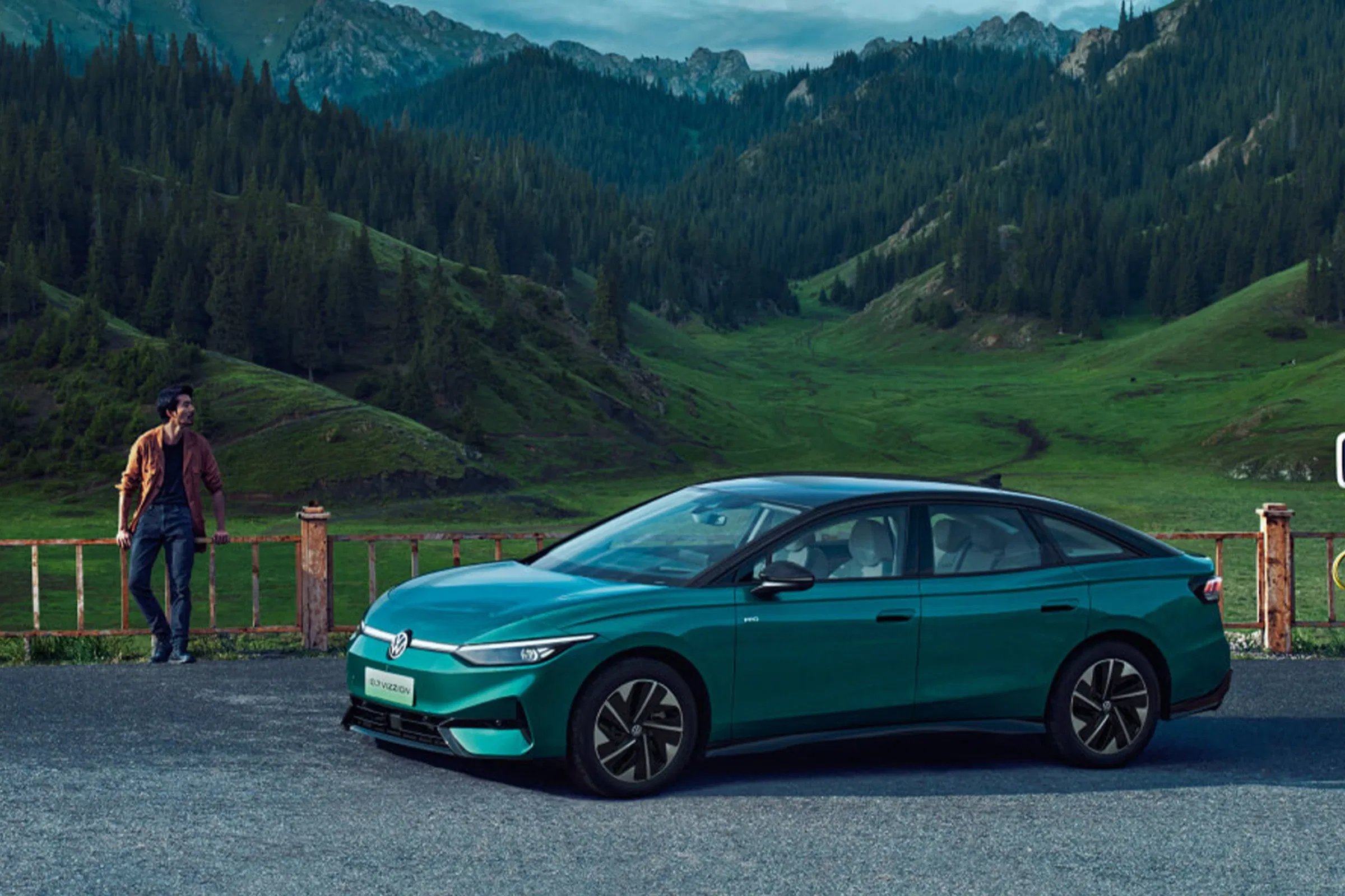 Venta Caliente Volkswagen ID. 7 Vizzion PRO Coche Eléctrico 4 Ruedas 5 Asientos 2023 2024 Auto Eléctrico Usado VW ID 7 4WD Vehículos de Energía Inteligente