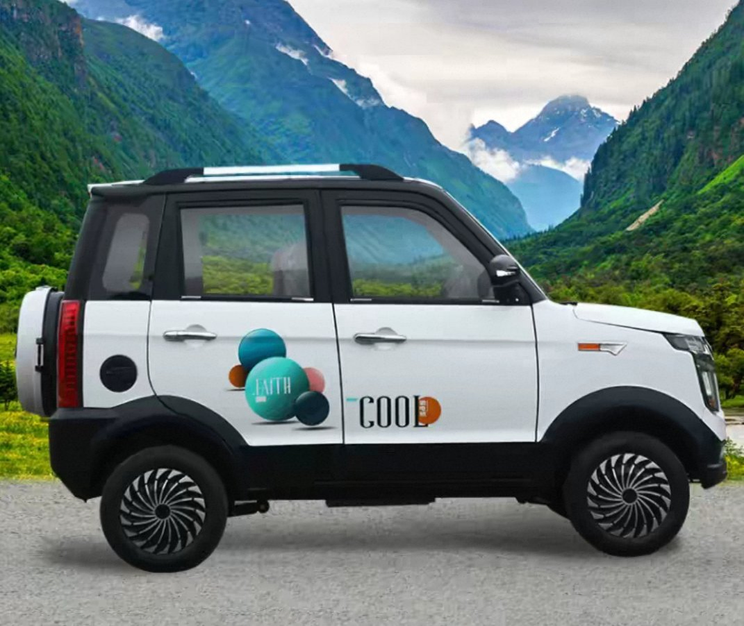 Coche Eléctrico Mini de Lujo para Adultos de Cuatro Asientos y Gran Espacio 60V 4-Wheel