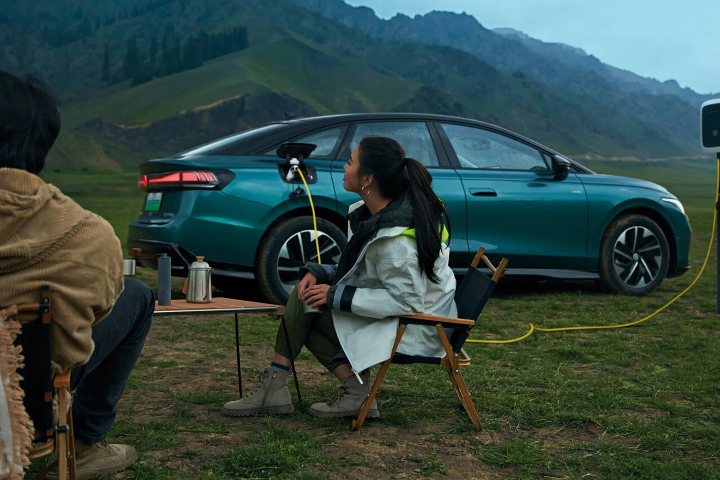 Venta Caliente Volkswagen ID. 7 Vizzion PRO Coche Eléctrico 4 Ruedas 5 Asientos 2023 2024 Auto Eléctrico Usado VW ID 7 4WD Vehículos de Energía Inteligente