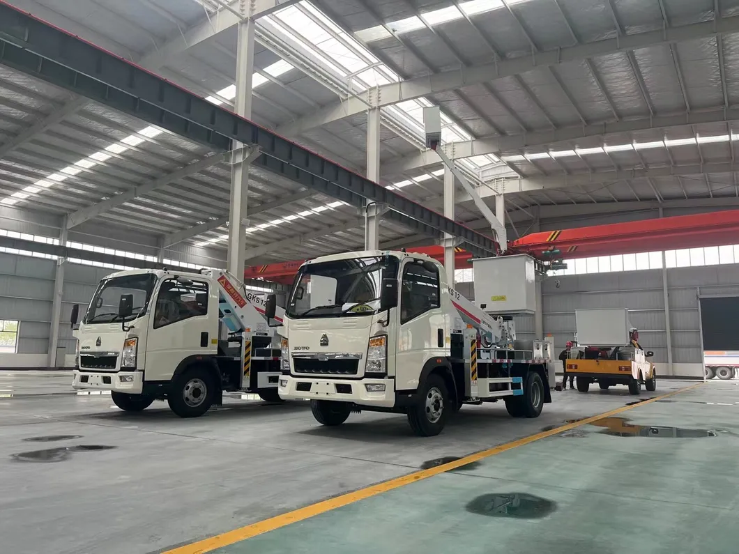 13.5m Plataforma de trabajo aéreo montada en camión Jmc Live