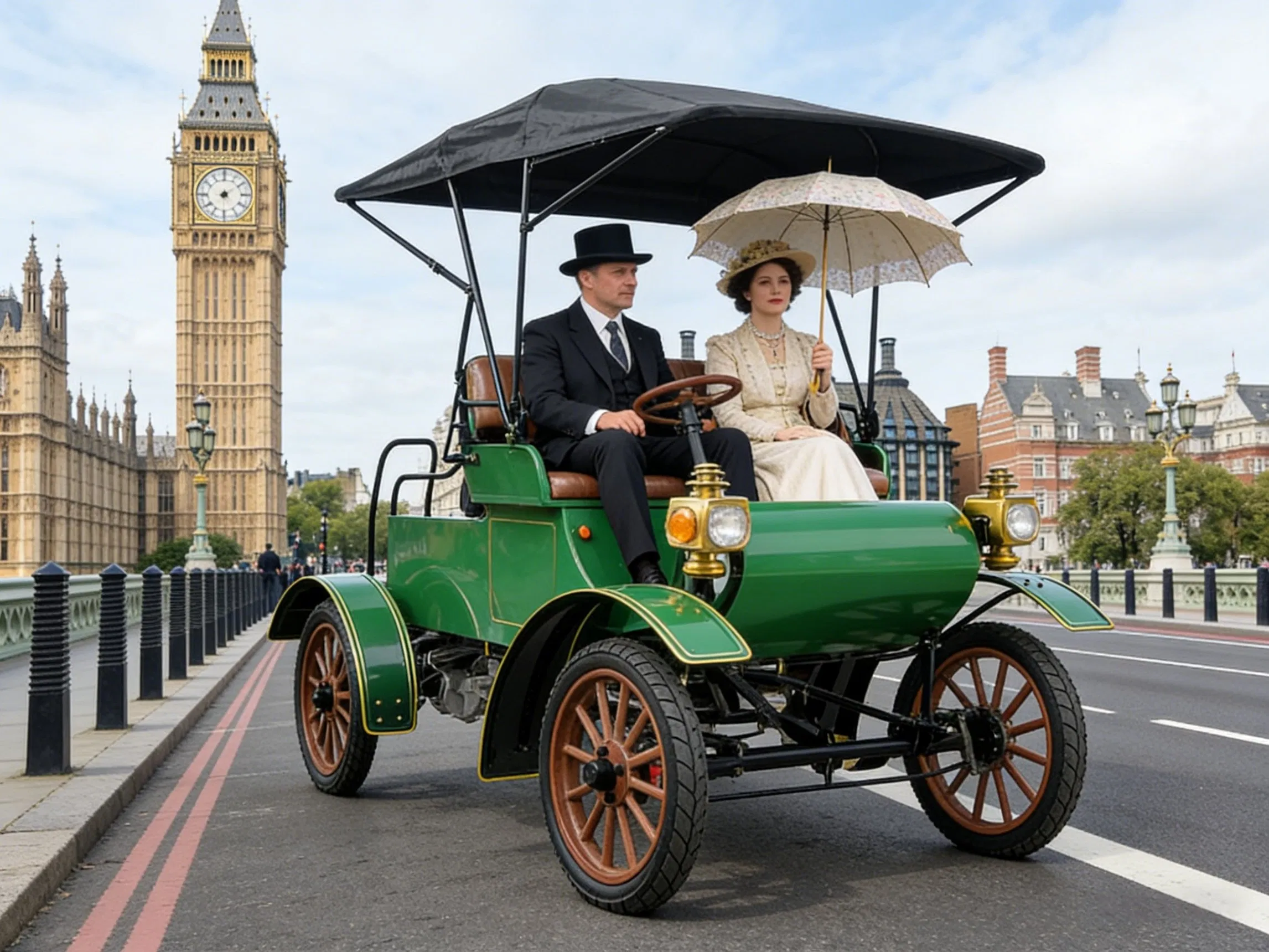 Scooter de movilidad eléctrica Royal Retro de alta gama para recepción privada en banquetes para castillos