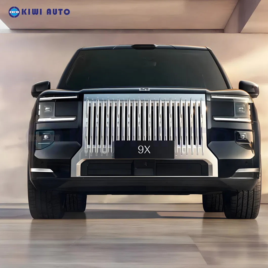 SUV eléctrico de lujo vista frontal