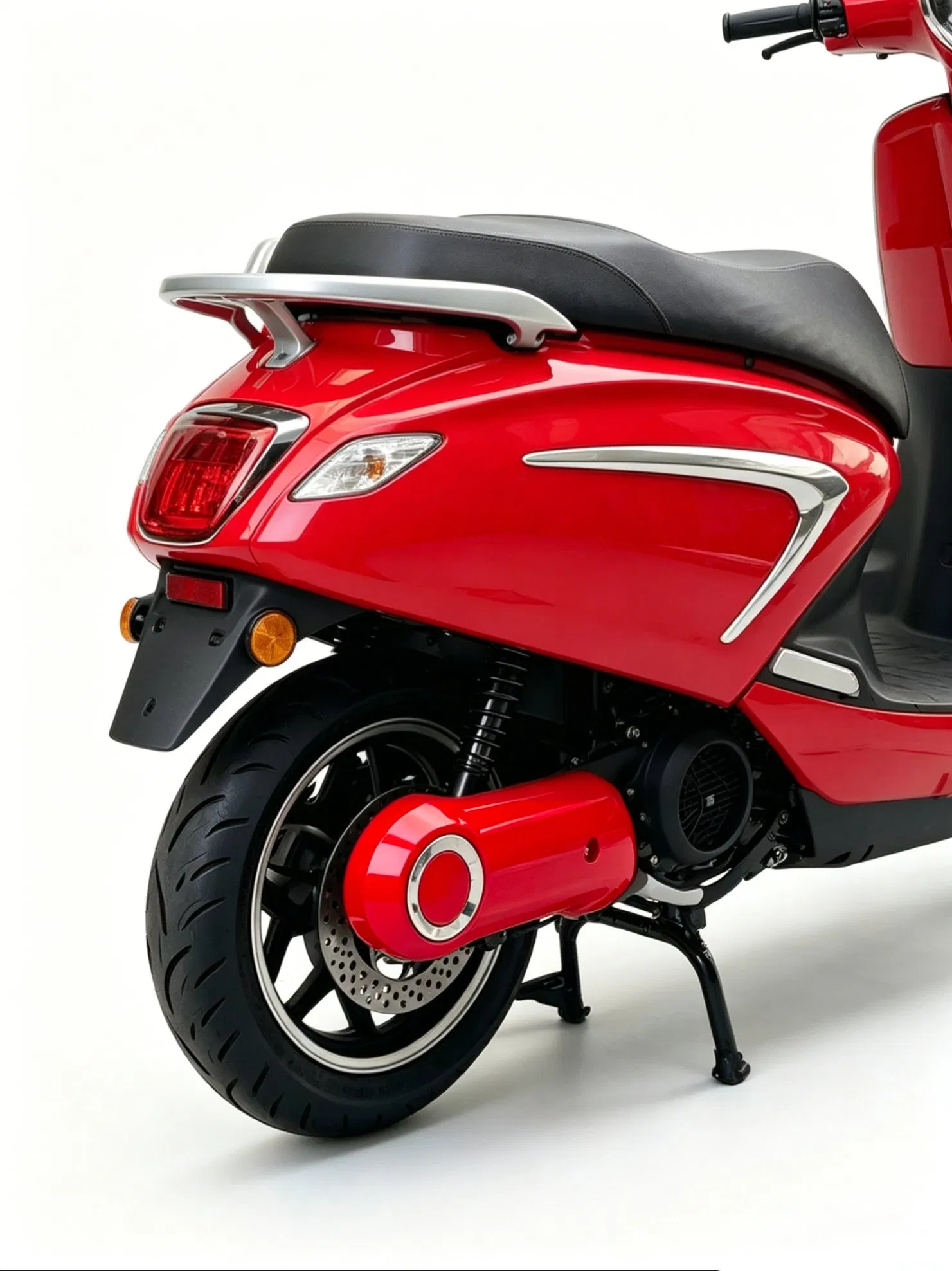 Scooter Eléctrico EEC Coc 72V, Frenado CBS, L3e Aprobado, Bicicleta Urbana EV para Desplazamientos en Flota Moped Eléctrico