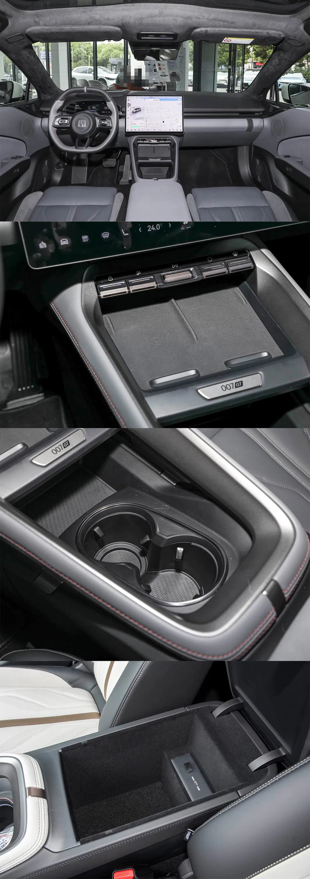 Sedán eléctrico de lujo Zeekr 007gt personalizable con amplio espacio