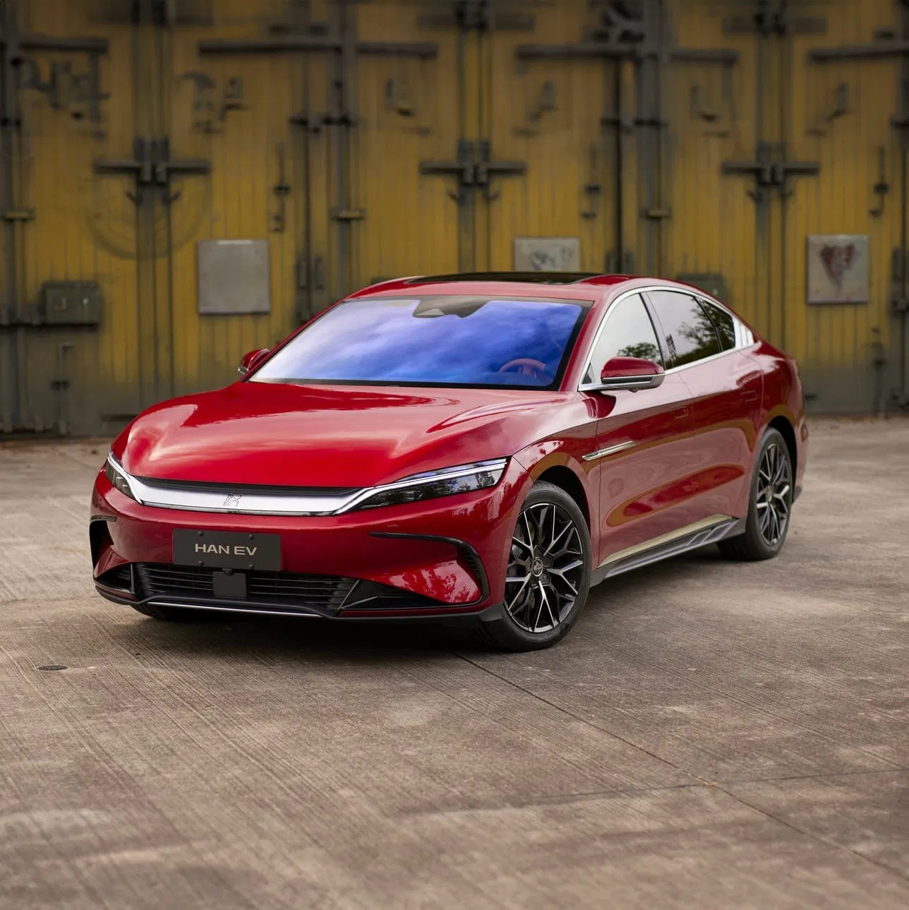 Distribuidores de automóviles de pasajeros en China Vehículos de nueva energía Byd Han EV Coche eléctrico 4-Door 5-Seater Sedán barato inteligente de cuatro ruedas 5 Asientos vehículo de nueva energía