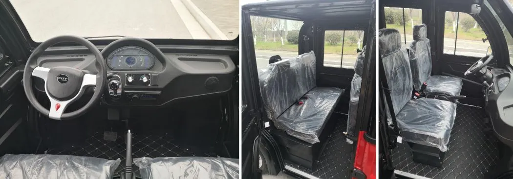 Venta al por mayor de coche eléctrico mini de baja velocidad de la familia usado con 4 asientos