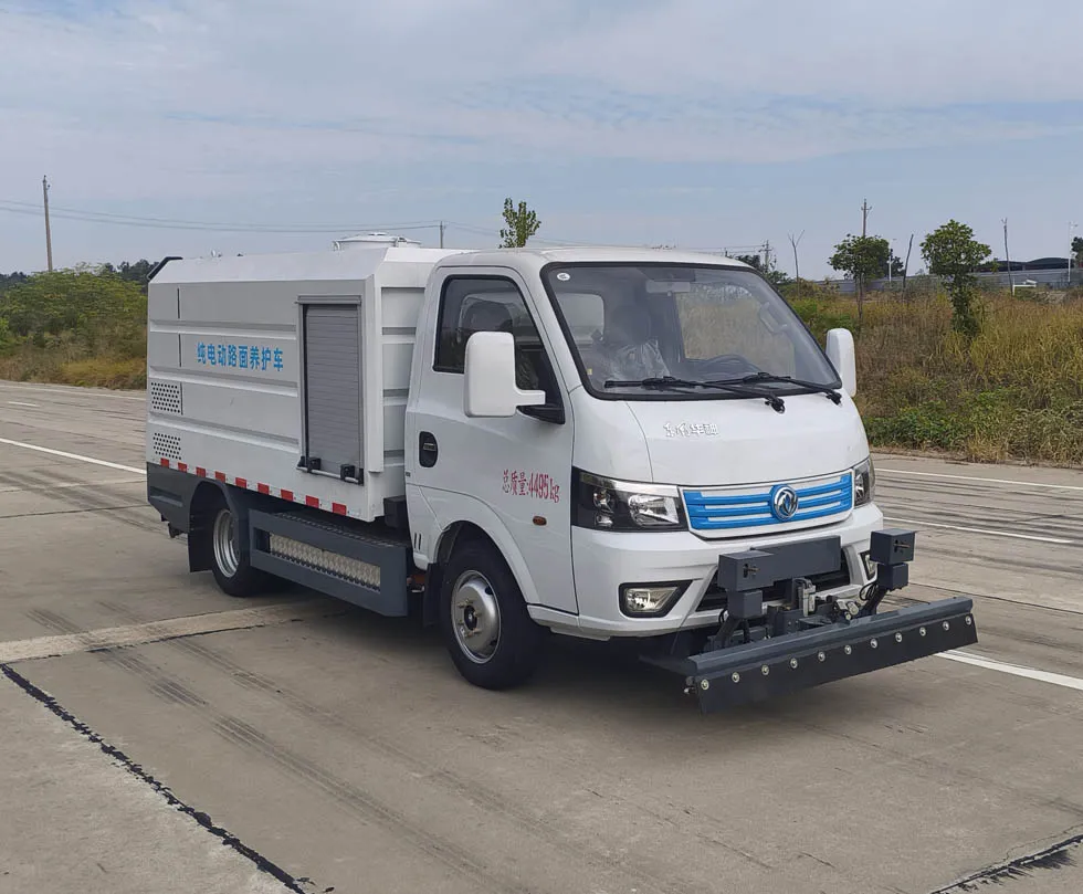 Vehículo de Mantenimiento de Carreteras Eléctrico Puro de Fila Única de Nueva Energía 4.5t 5.5m