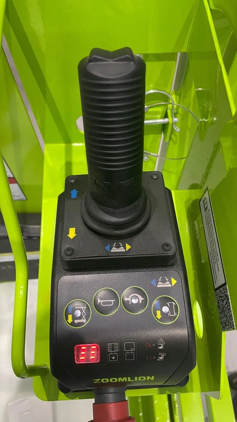 Plataforma de trabajo aérea de elevador de tijera hidráulico eléctrico Zs1212HD-Li 13.8m