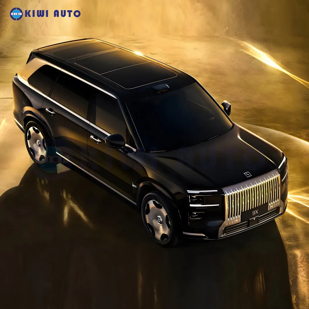 SUV eléctrico de lujo vista trasera
