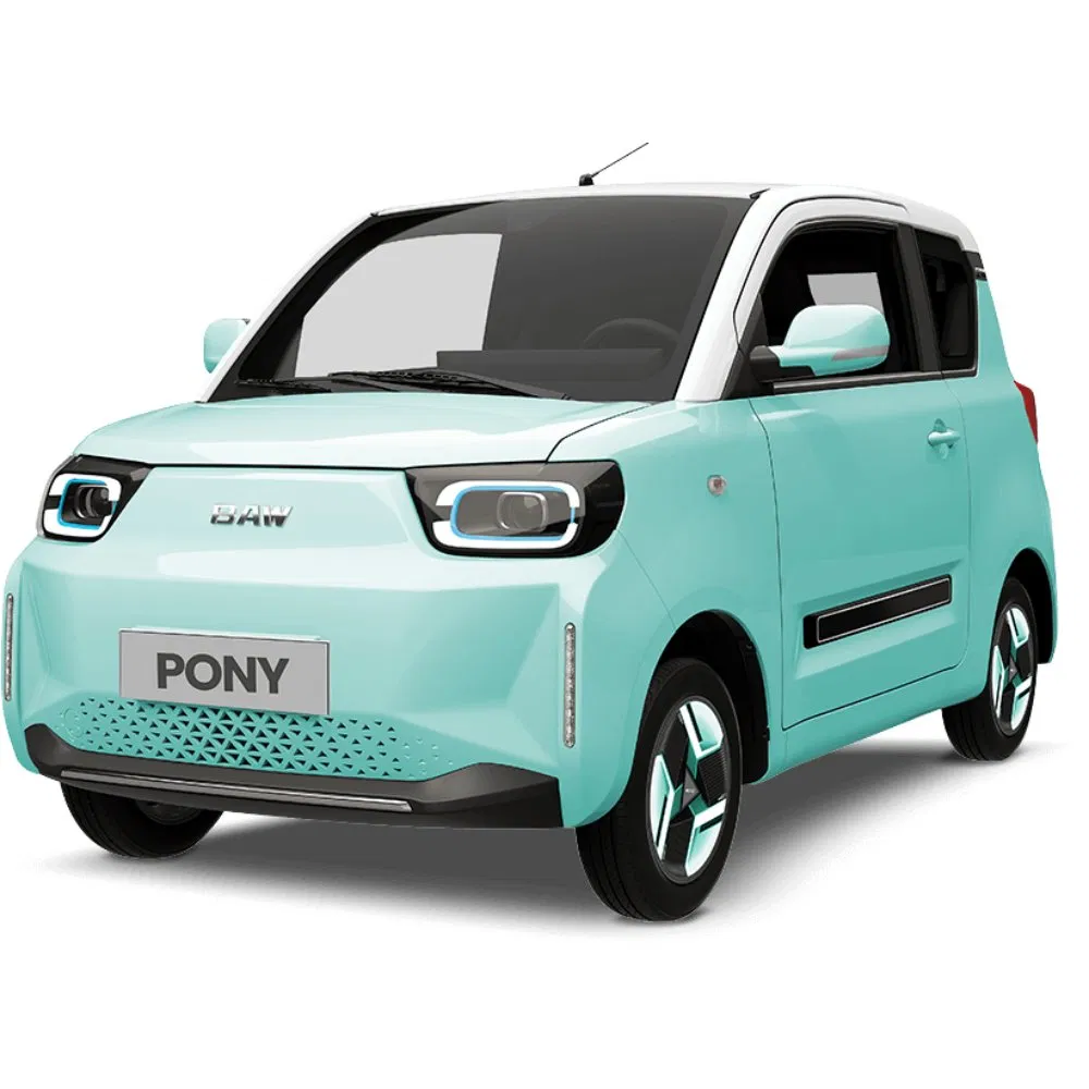 BAW Mini Coche Premium EV-4-Seater Vehículo Eléctrico de Ciudad