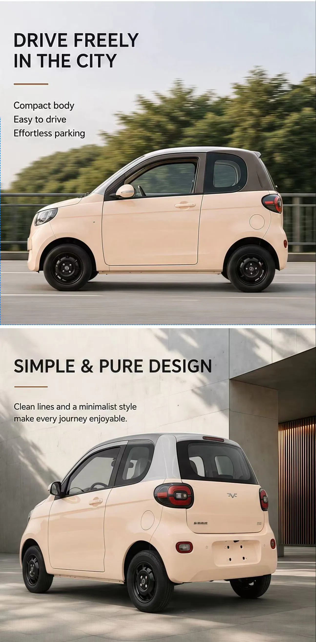 Características de control coche eléctrico inteligente