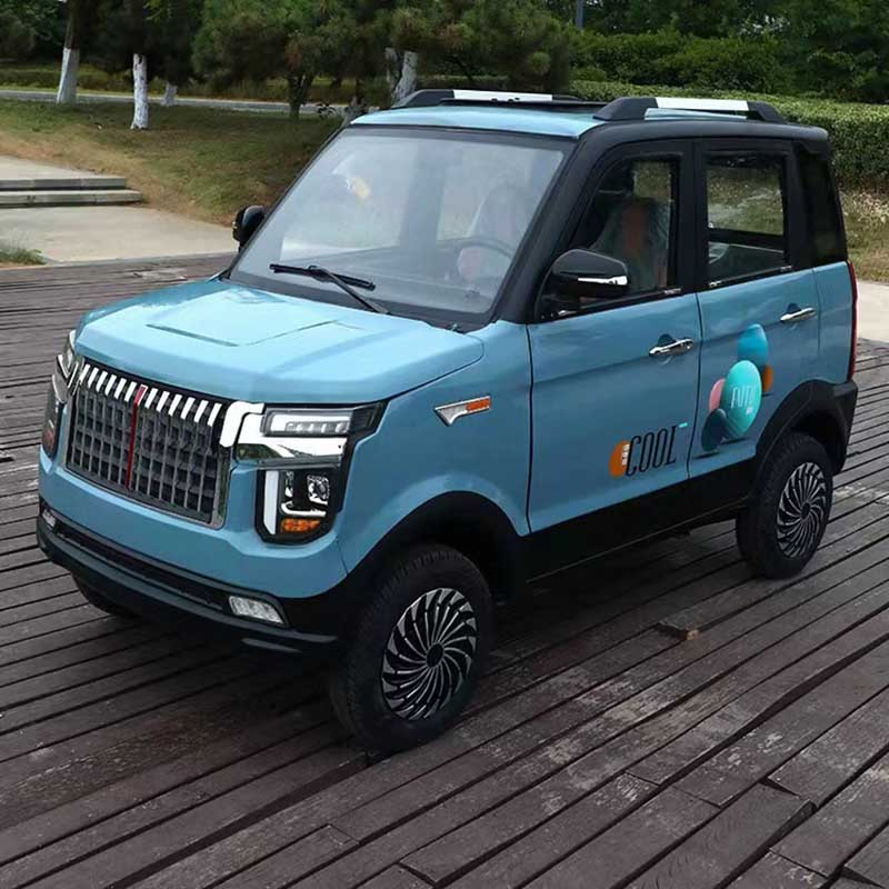 Buen Nuevo Energía Vehículo Eléctrico Scooter de Movilidad Enclosed Mini Coche Eléctrico 4 Asiento China 4 Rueda 4 Asiento Adulto Mini Eléctrico Nuevo Pequeño Coche para Venta de Taxi