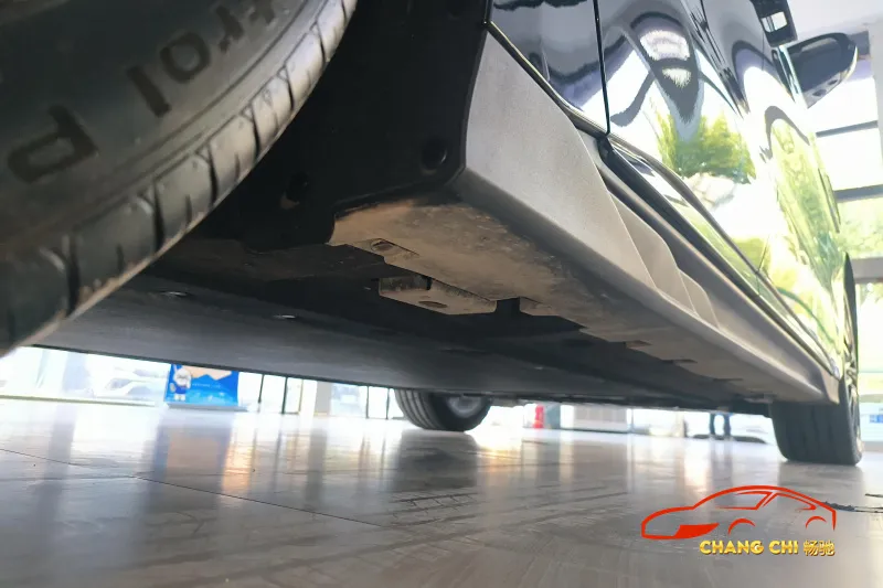 Detalle del sedán eléctrico