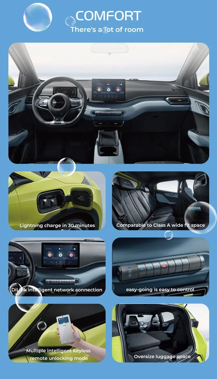 Fabricante Eléctrico Byd Seagull EV 5 Puertas 4 Asientos Hatchback Byd Seagull Coche