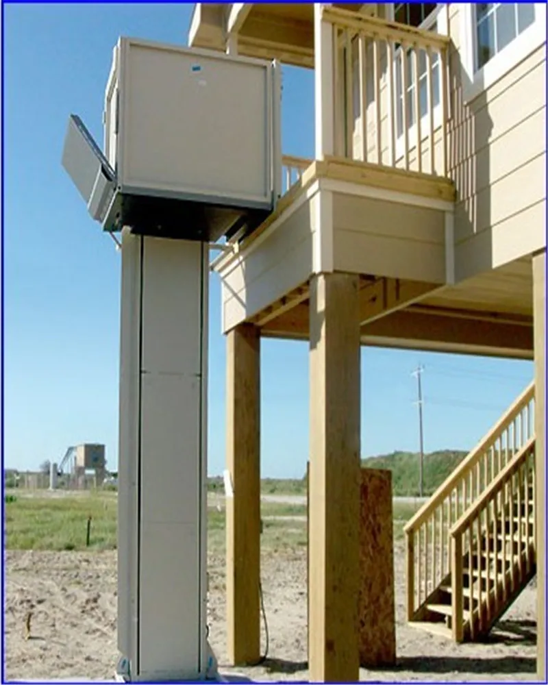 Plataforma Vertical Hidráulica Elevadora para Sillas de Ruedas - Estructura de Elevación