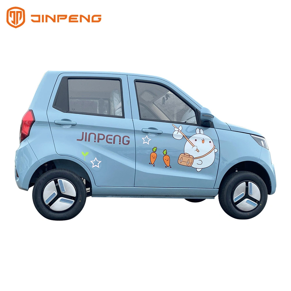 Coche eléctrico mini Jinpeng con EEC, vehículos pequeños al por mayor, precio barato, vehículo de nueva energía de baja velocidad, coche de cuatro ruedas adecuado para el mercado europeo
