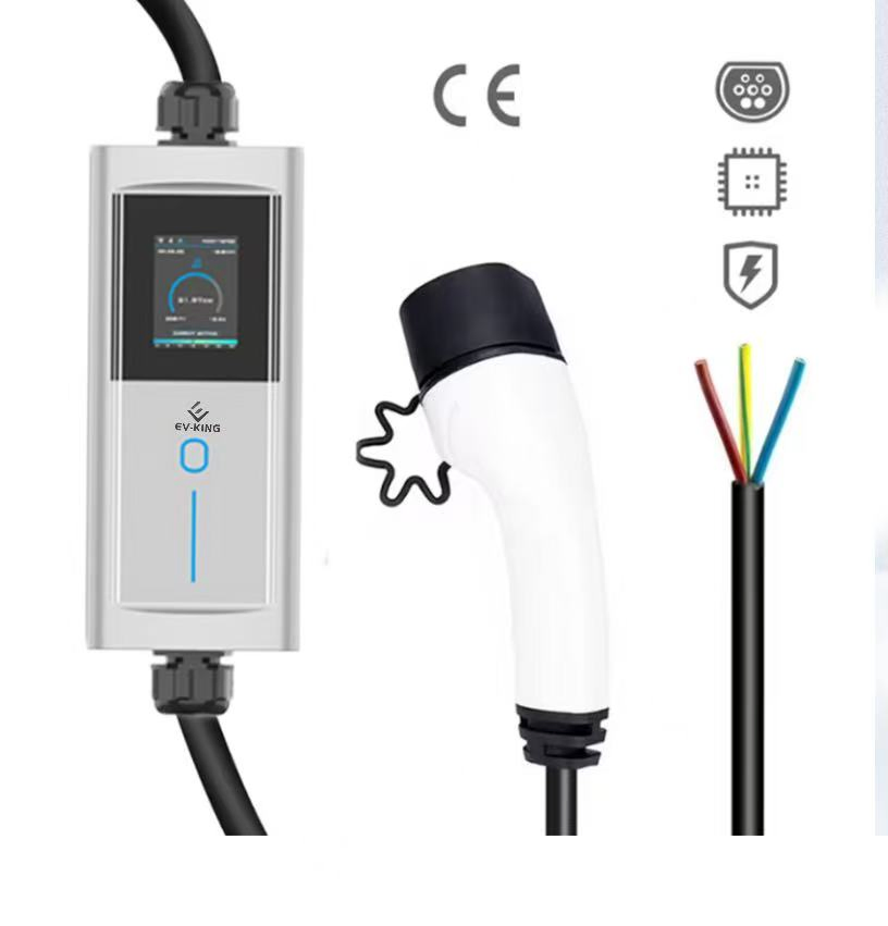 Cargador portátil de VE 7kw Tipo 2 Cargador de coche eléctrico para el hogar Cable de carga de vehículo eléctrico