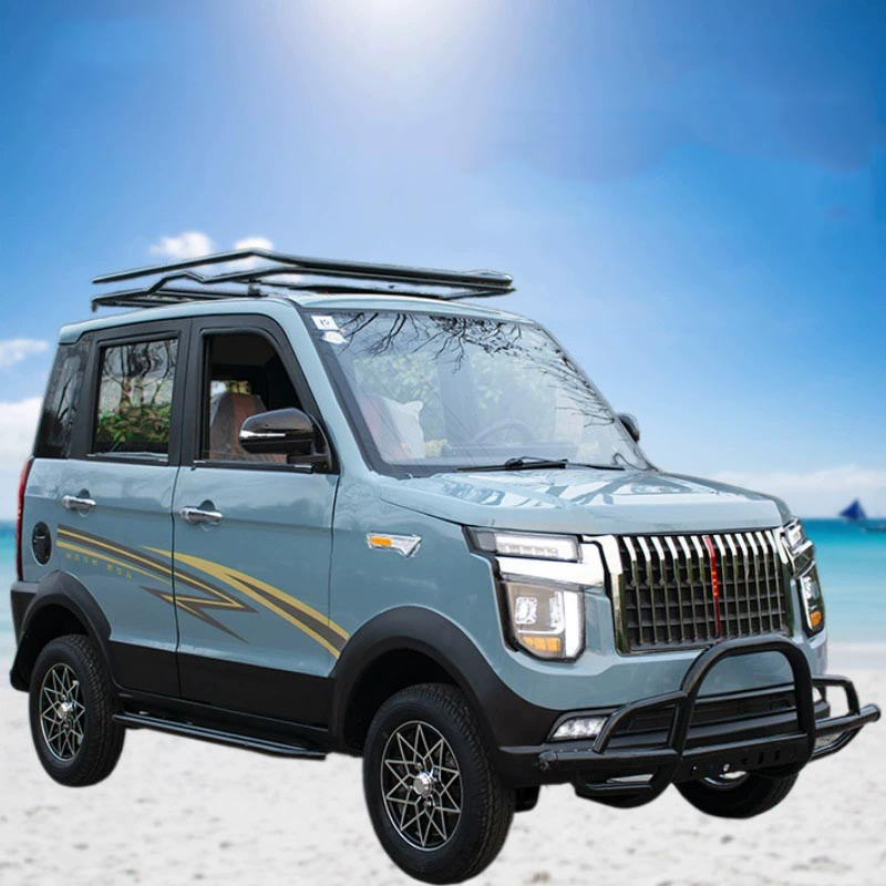 Buen Nuevo Energía Vehículo Eléctrico Scooter de Movilidad Enclosed Mini Coche Eléctrico 4 Asiento China 4 Rueda 4 Asiento Adulto Mini Eléctrico Nuevo Pequeño Coche para Venta de Taxi