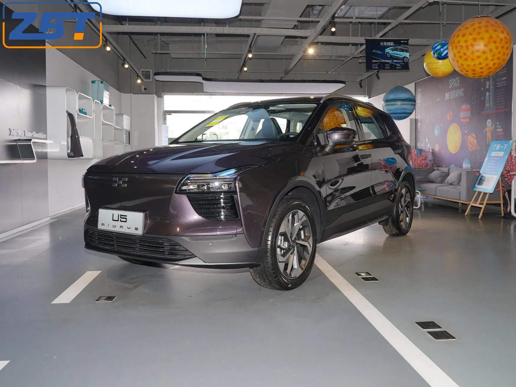 Precio Barato Verde EV 5 Puertas 5 Asientos Coches Eléctricos Privados de Largo Alcance Taxi SUV Automóviles con Batería de Litio Terciaria