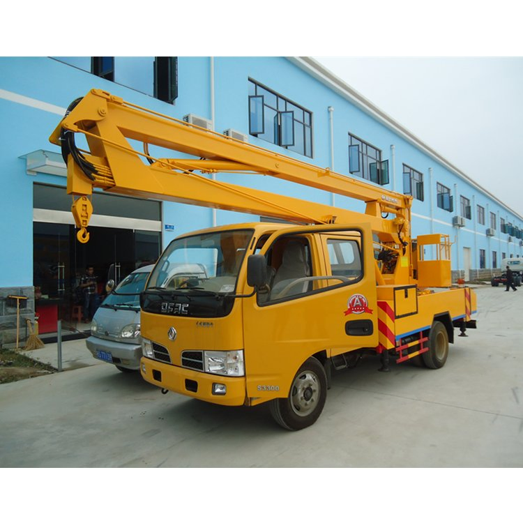 Vehículo de Trabajo en Altura Dongfeng Barato 4X2 Venta de Plataforma de Trabajo Aéreo en Líbano 14m