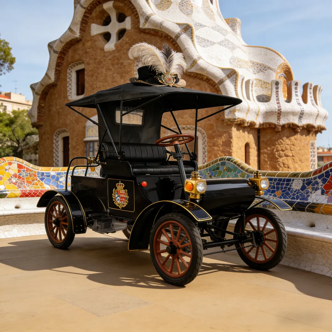 Scooter de movilidad eléctrica Royal Retro de alta gama para recepción privada en banquetes para castillos