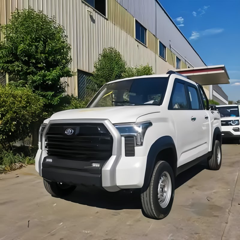 Vehículo Eléctrico de Lujo SUV de Cuatro Ruedas 3000W 4000W 5000W 6000W Mini Camión Eléctrico 4X4 Pickup con Caja de Carga Abierta Vehículo de Nueva Energía