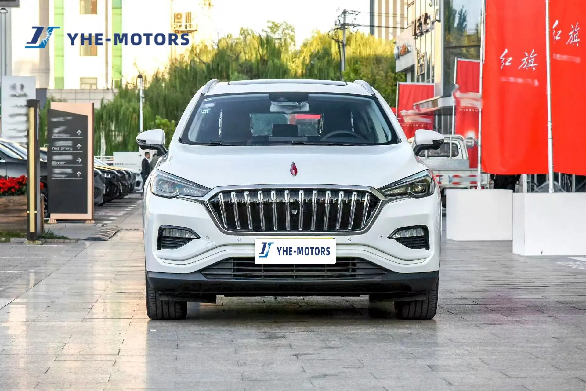 Coches baratos Hong Qi Ehs 3 Circula coche usado eléctrico para alquiler de taxis vehículos de nueva energía usados baratos