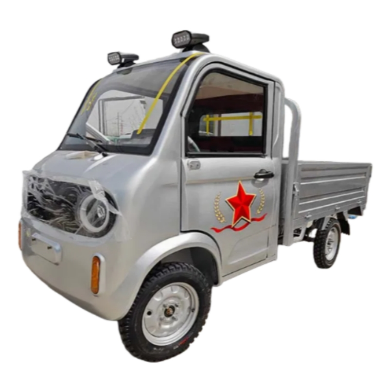 Venta Caliente Alta Calidad Vehículo Eléctrico Mini de Baja Velocidad 4 Ruedas Conducción Camioneta Pequeña Movilidad Doméstica con Cubo Volcador