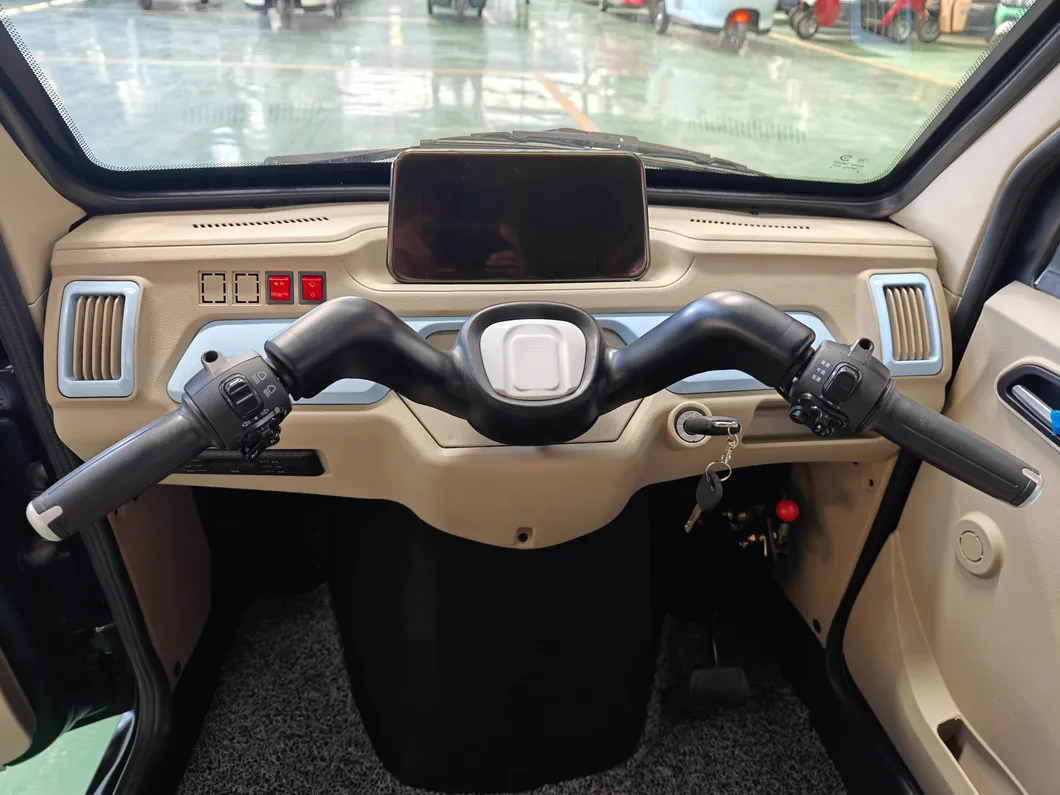 Asientos y espacio interior del taxi eléctrico