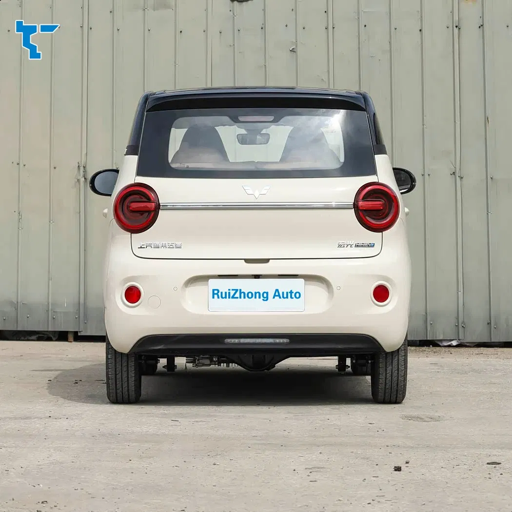Coche Nuevo Marca Wuling Hongguang Mini EV 4 Rueda Micro Auto Mini Vehículo Eléctrico Bonito Mini Hatchback