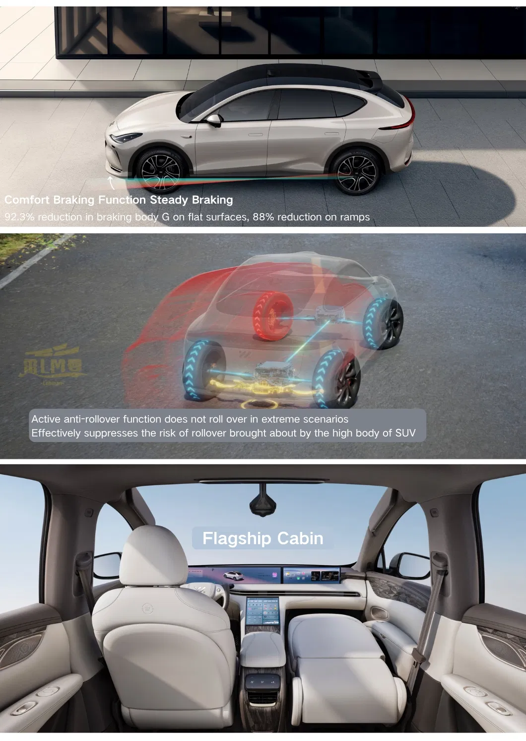 En el anuncio 3.0 SUV eléctrico puro chino de conducción inteligente vehículo automóvil