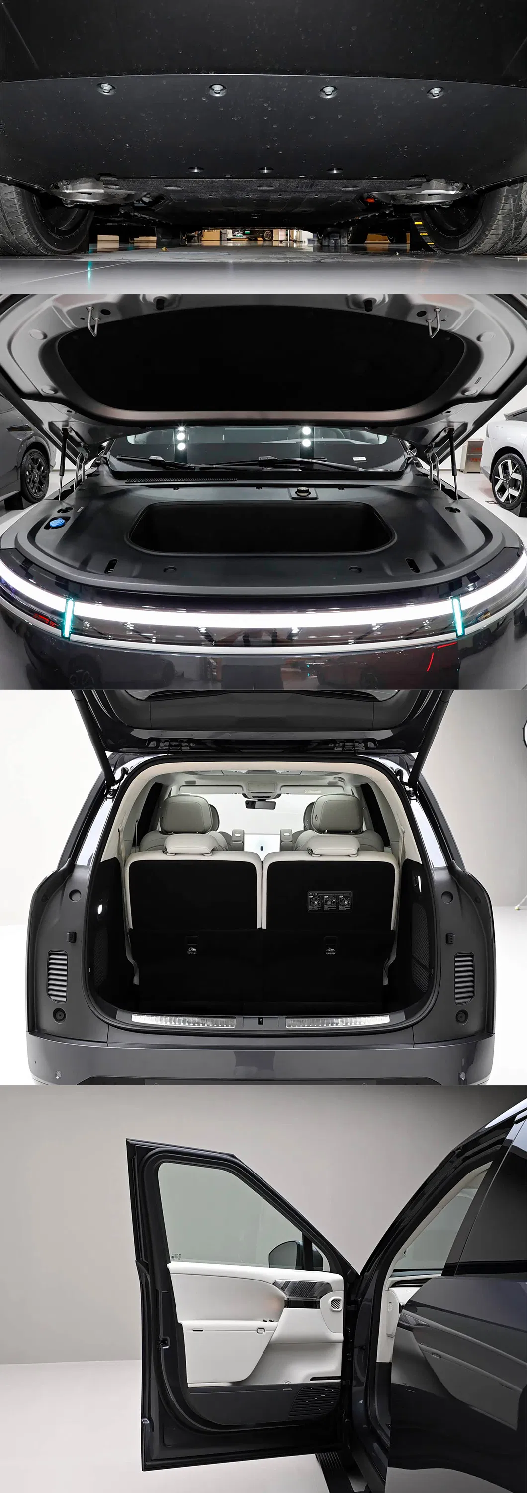 SUV de lujo familiar eléctrico de tamaño completo Xpeng Gx con doble motor y tracción en las cuatro ruedas 6-Seat