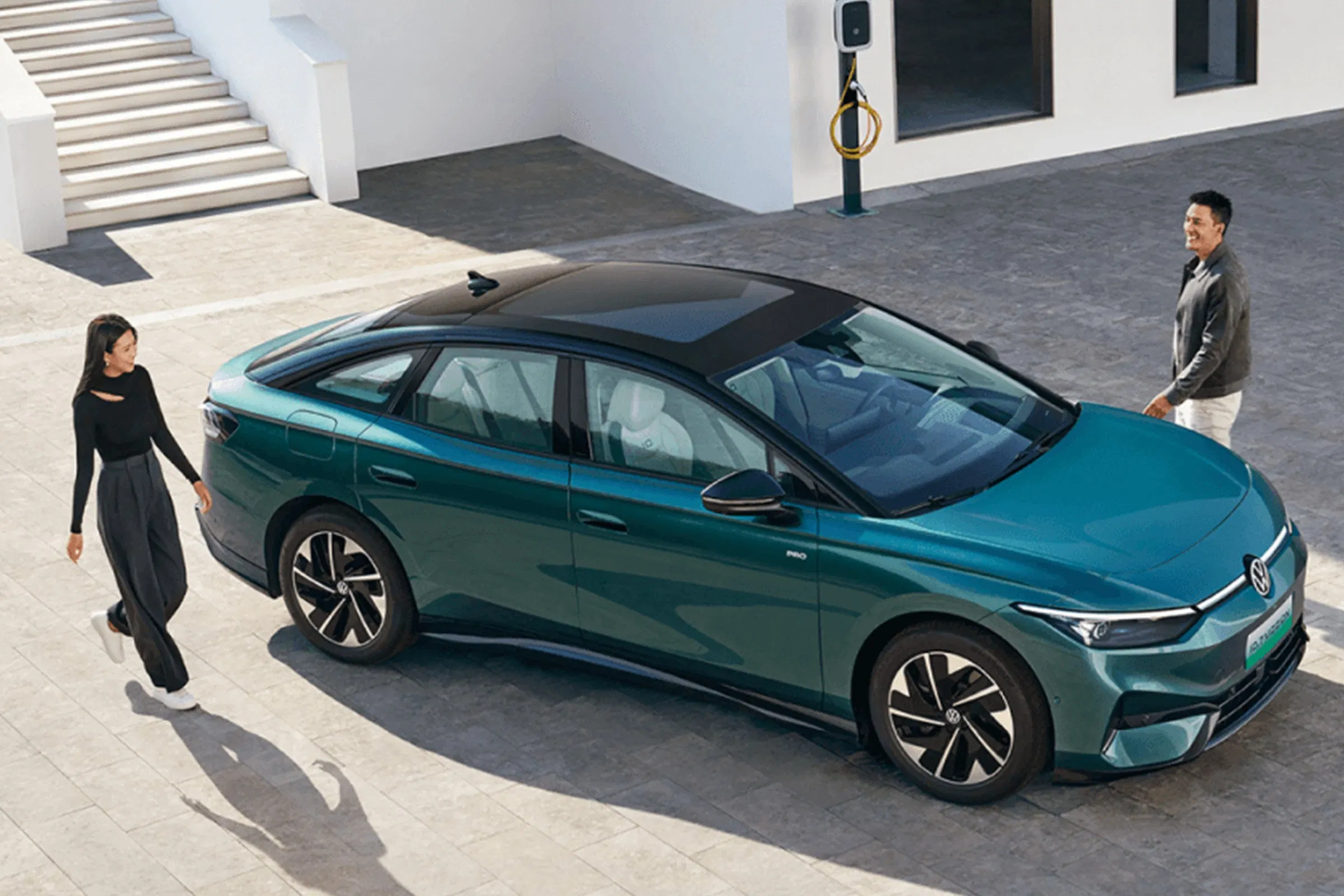 Venta Caliente Volkswagen ID. 7 Vizzion PRO Coche Eléctrico 4 Ruedas 5 Asientos 2023 2024 Auto Eléctrico Usado VW ID 7 4WD Vehículos de Energía Inteligente
