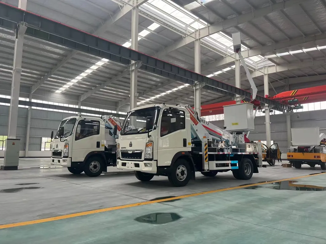 13.5m Plataforma de trabajo aéreo montada en camión Jmc Live
