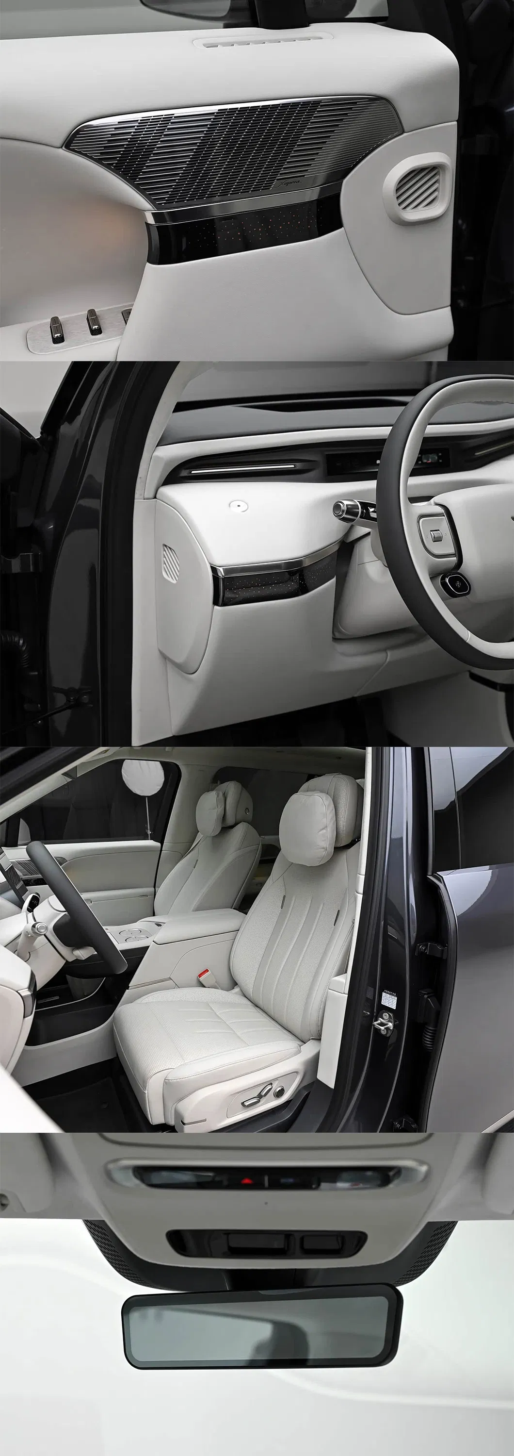 SUV de lujo familiar eléctrico de tamaño completo Xpeng Gx con doble motor y tracción en las cuatro ruedas 6-Seat