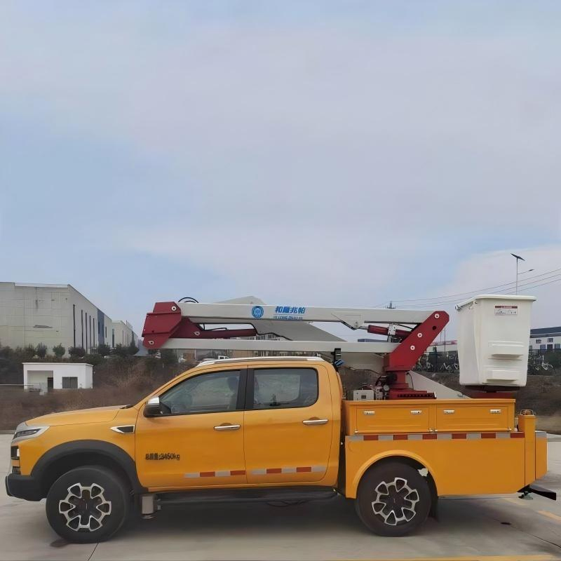 Canasta de plataforma de trabajo aérea aislada Cladder Lift para trabajar en altura en venta