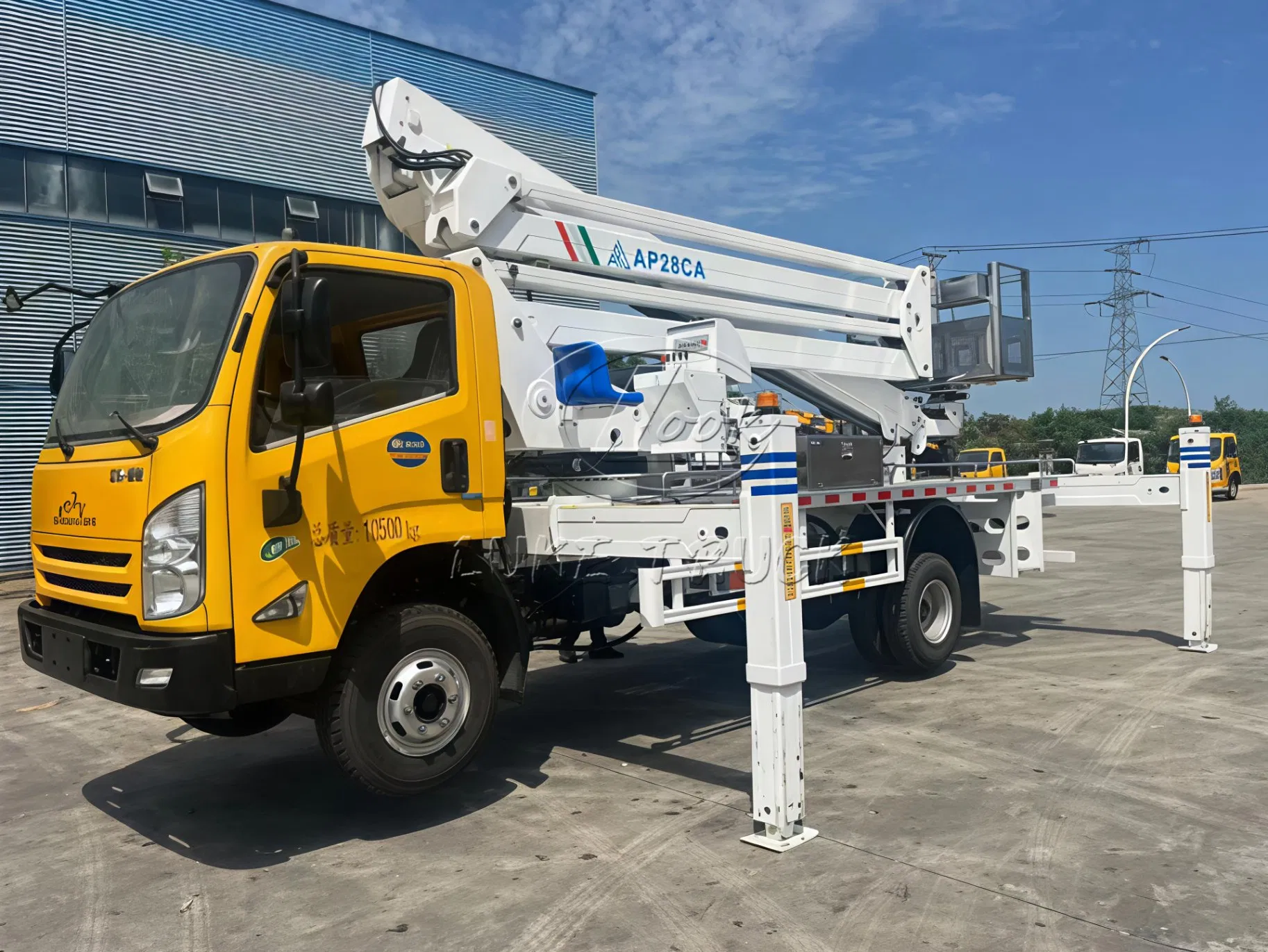 Plataforma de Trabajo Aéreo Híbrida Jmc 28m de Alta Resistencia en Venta