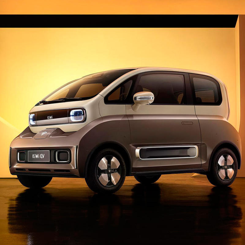 Wuling Baojun Kiwi 2 Puerta 4 Asientos Coche de Nueva Energía Alta Velocidad 1500W Coches Eléctricos Mini EV Coche Vehículo de Movilidad Pequeña