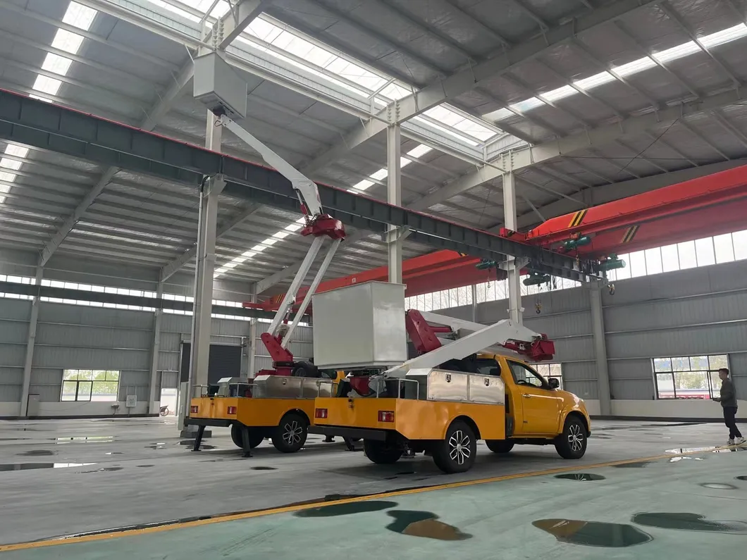 13.5m Plataforma de trabajo aéreo montada en camión Jmc Live