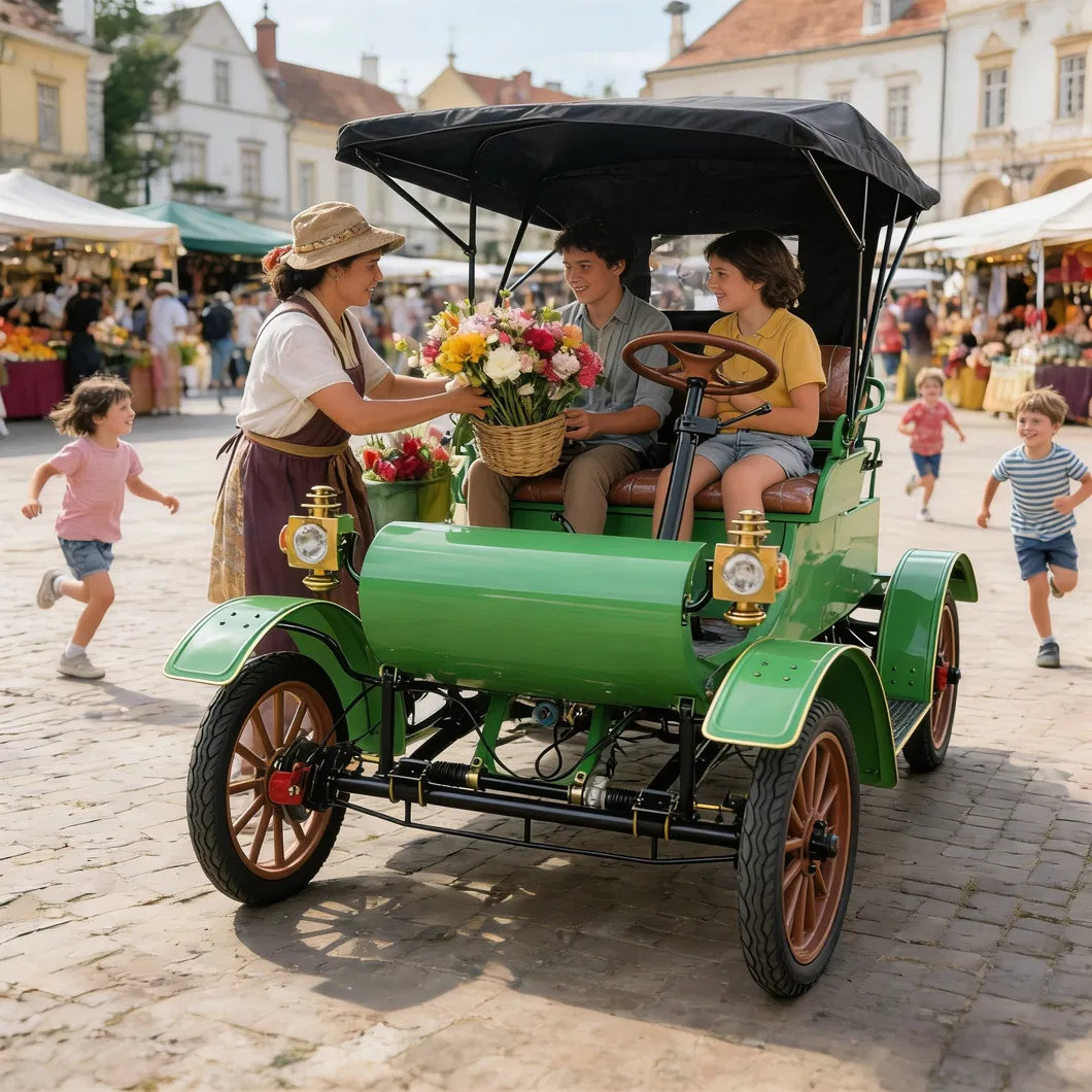 Scooter de movilidad eléctrica Royal Retro de alta gama para recepción privada en banquetes para castillos