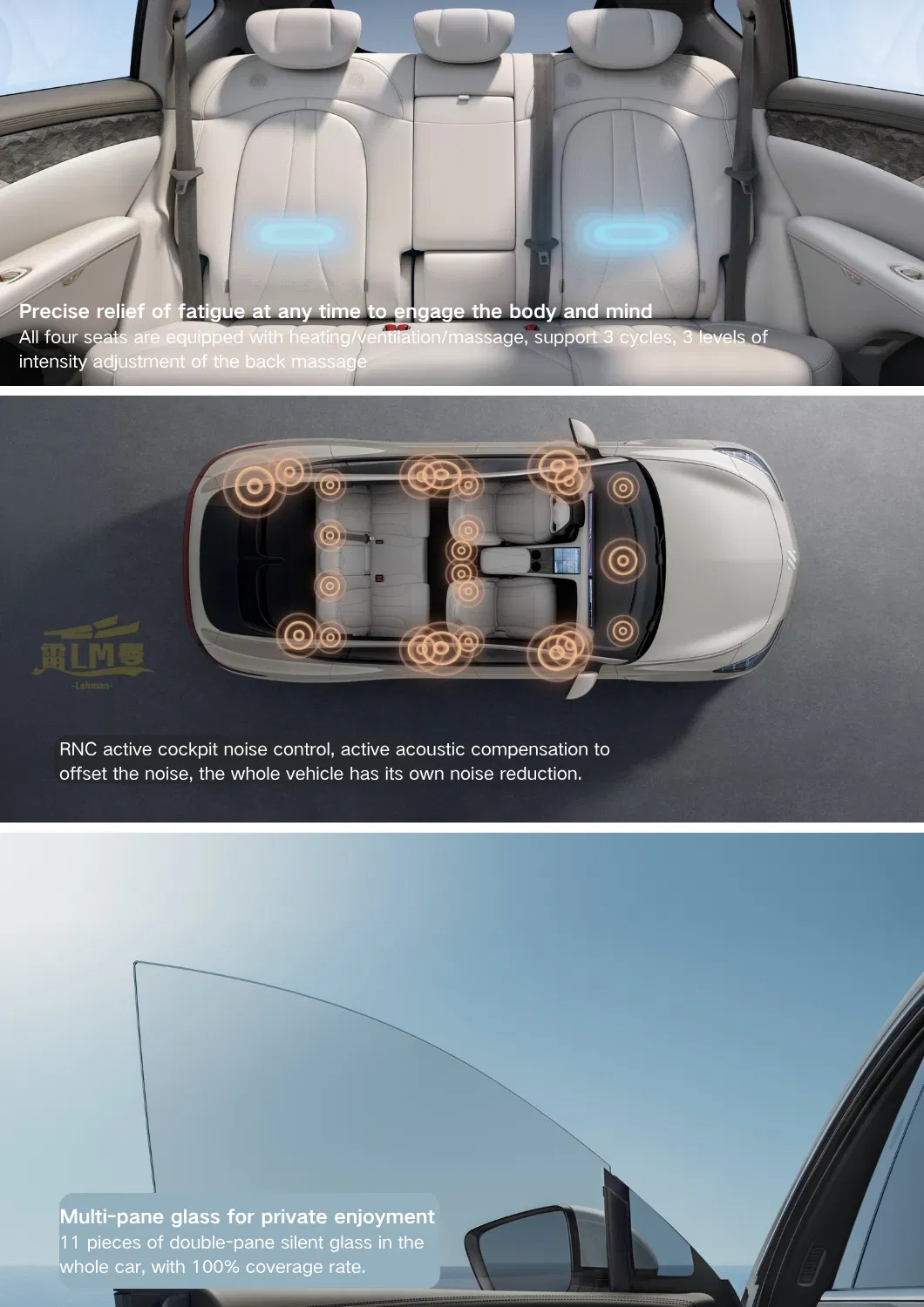 En el anuncio 3.0 SUV eléctrico puro chino de conducción inteligente vehículo automóvil