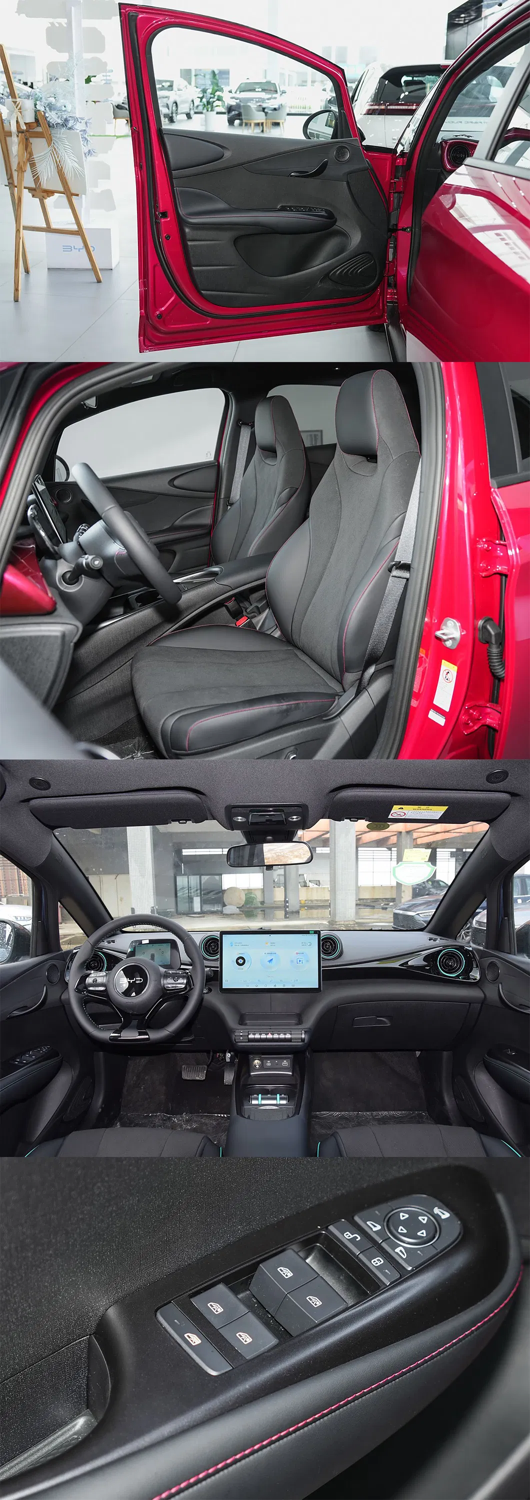Byd Dolphin Compacto Ágil 401km Rango Alta Calidad Coche Eléctrico Sedán