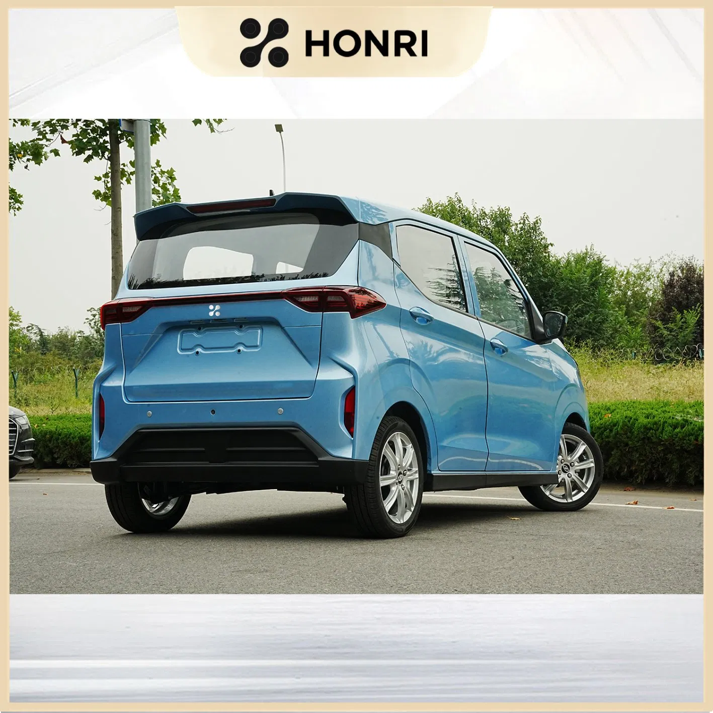 Honri Boma Venta Caliente Nuevo Coche de Energía Carro Izquierdo Timón Cerrado Lujo Cuatro Ruedas Hogar EV Auto Mini Coche Eléctrico