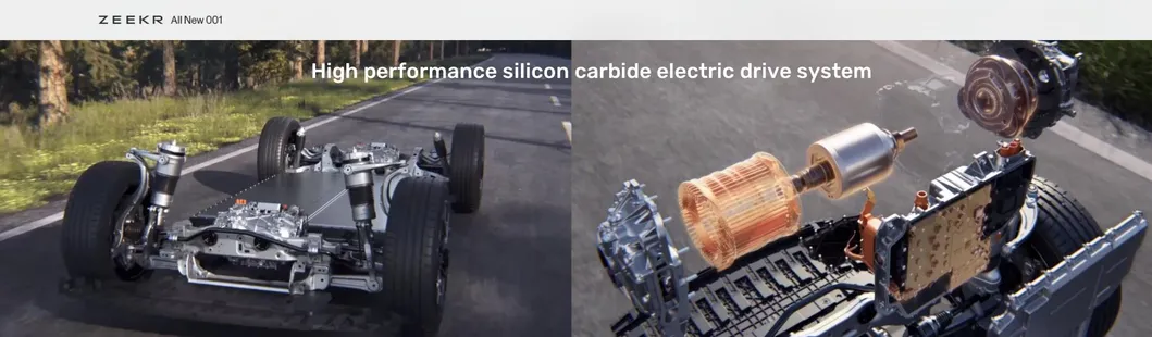 Zeekr 001 Control Preciso Volante a la Izquierda Usado Coche Eléctrico Autónomo EV